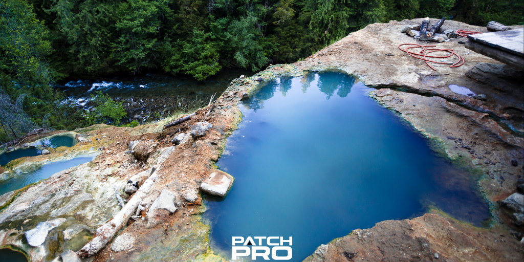 Soaking In A Natural Hot Springs Near Portland